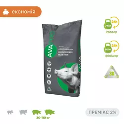 Премікс для свиней добавка в комбікорм від 30 кг AVA PRO ECO 2% з 77 по 175 день життя